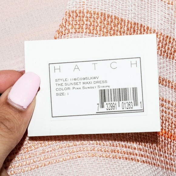 HATCH Maternity The Sunset Striped Maxi Dress - Picture 5 of 7